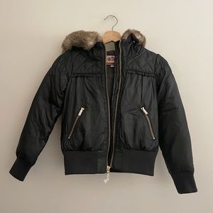 NEW! JUICY COUTURE Girls Shimmer Puffer Jacket